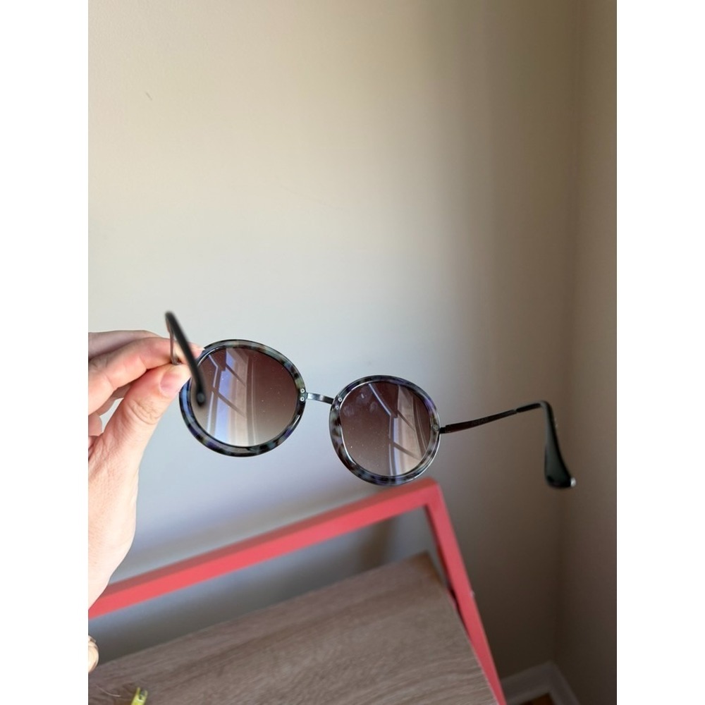 Ophelia Roe Round Marble Sunglasses 40494FGX029 FMR 100% UV Protection - Picture 6 of 6